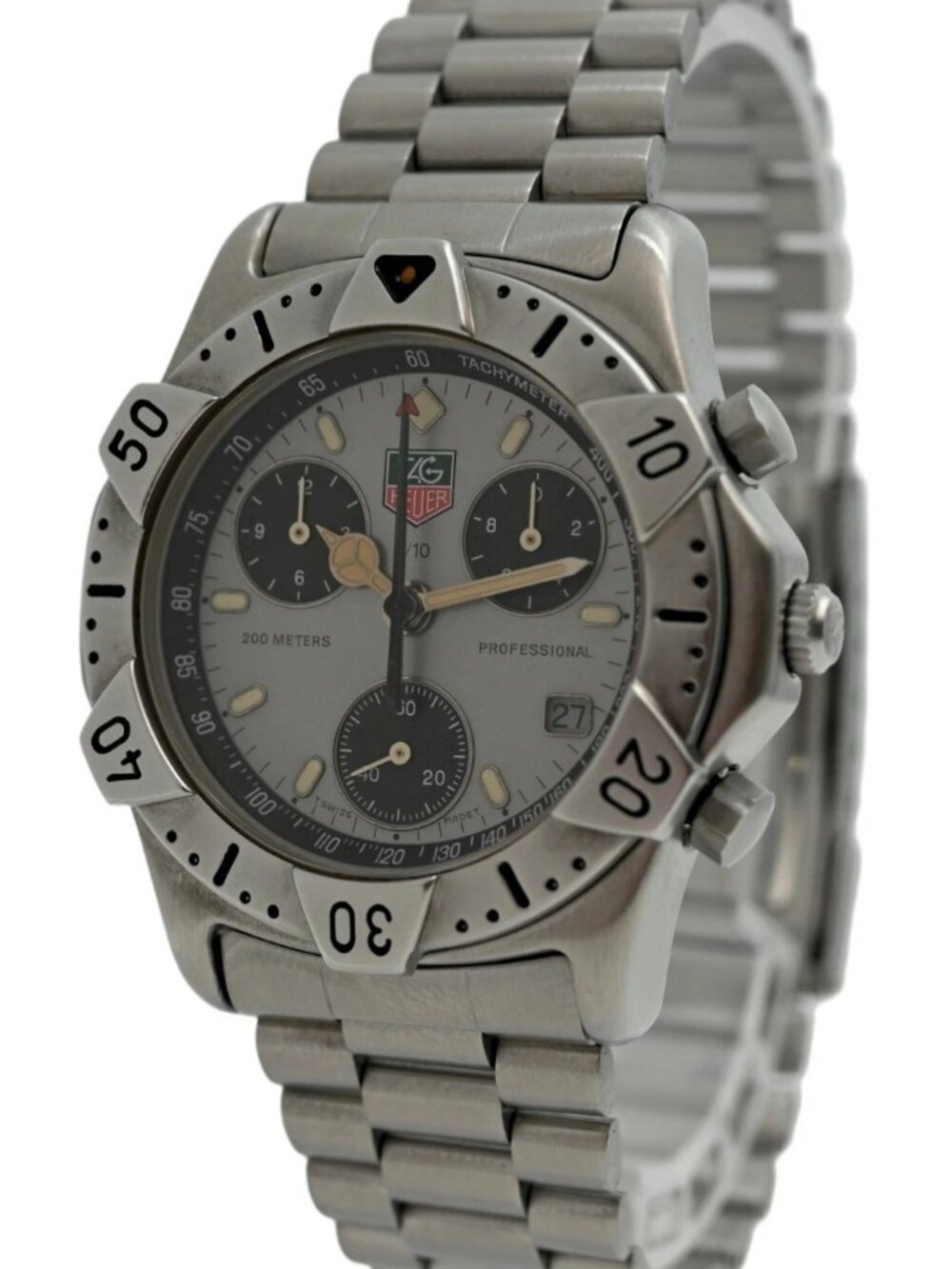 Tag Heuer 38mm Men's 2000 Series Swiss Quartz Chronograph Watch! Ref: 540.206 R!